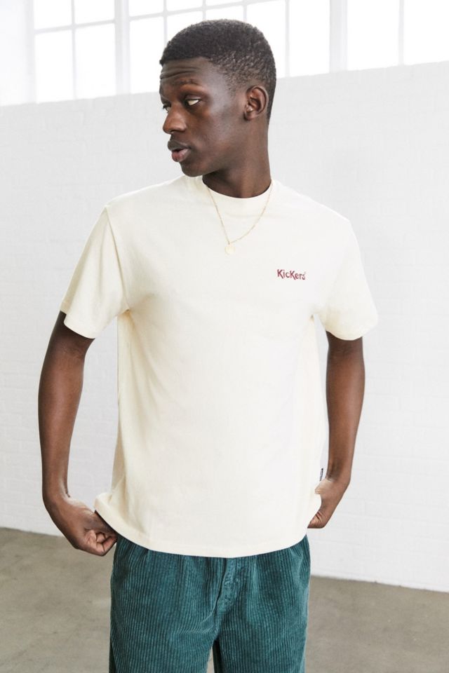 Kickers Cream Chest Logo Tee | Urban Outfitters UK