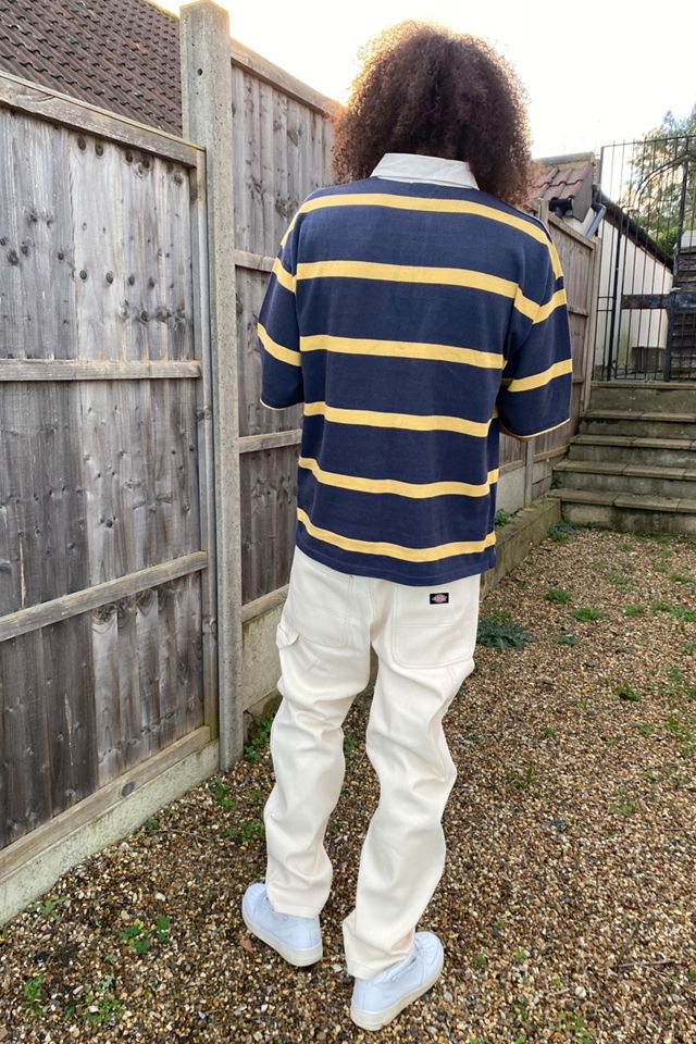 iets frans... Camisa de rugby de manga corta Navy & Gold #3