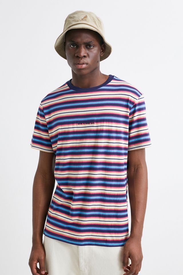 Camiseta UO Good Day Rainbow Stripe #2