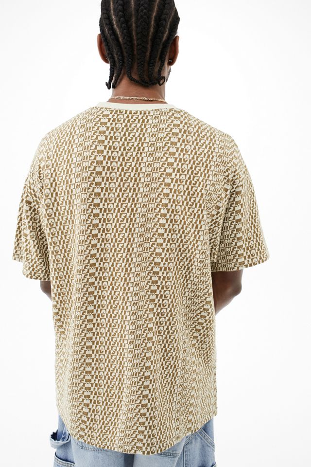 iets frans... Marrone Jacquard Monogram T-Shirt #3