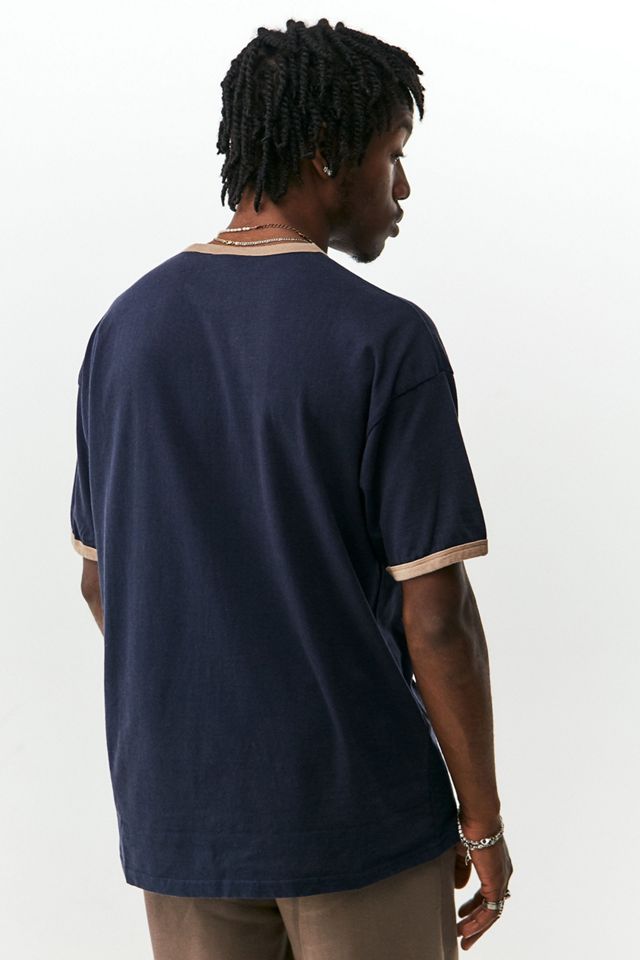 BDG Navy Ringer T-shirt | Urban Outfitters UK