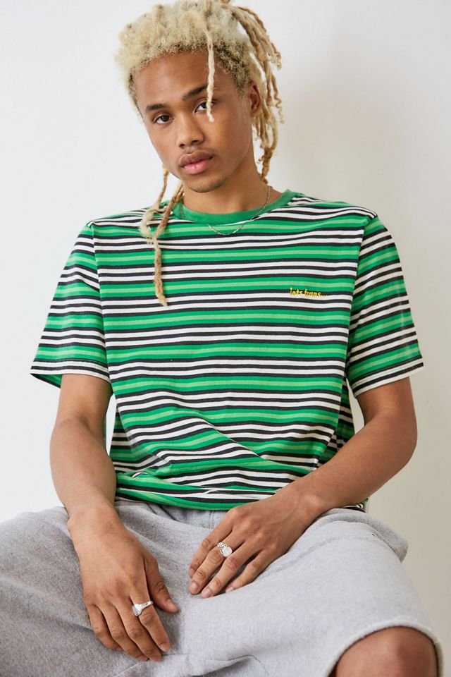 Springfield T-Shirt Uomo A Micro Righe: Stile Urbano E Qualità Per Un Look Facile Da Abbinare - 5