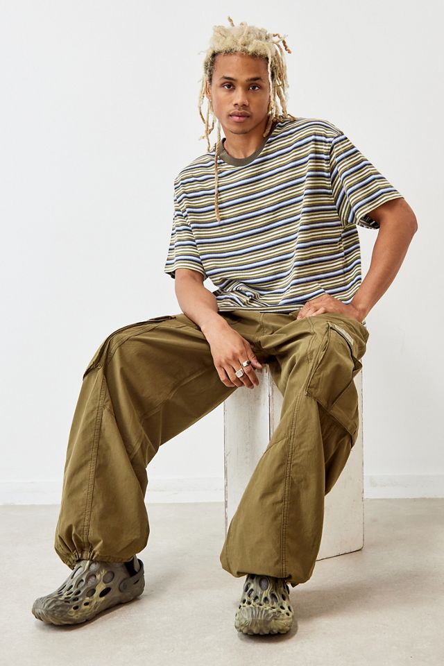 BDG Striped Distressed Rib T-Shirt #2