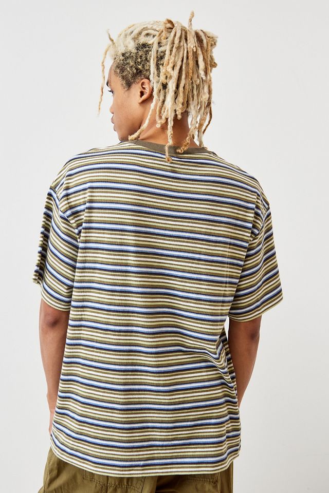 BDG Striped Distressed Rib T-Shirt #3
