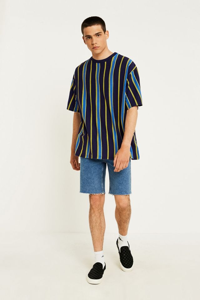 UO Blue Vertical Stripe T-Shirt #2