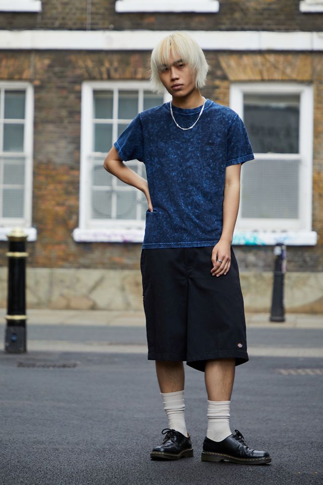 BDG - T-shirt délavé bleu #1
