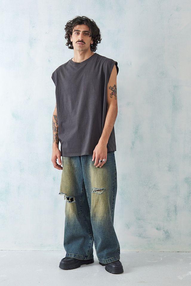 BDG Black Oversized Tank Top #1