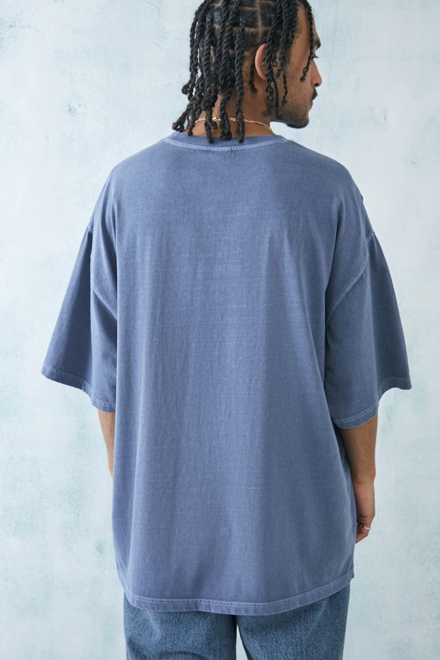 iets frans... T-shirt blu grande ricamata  #3