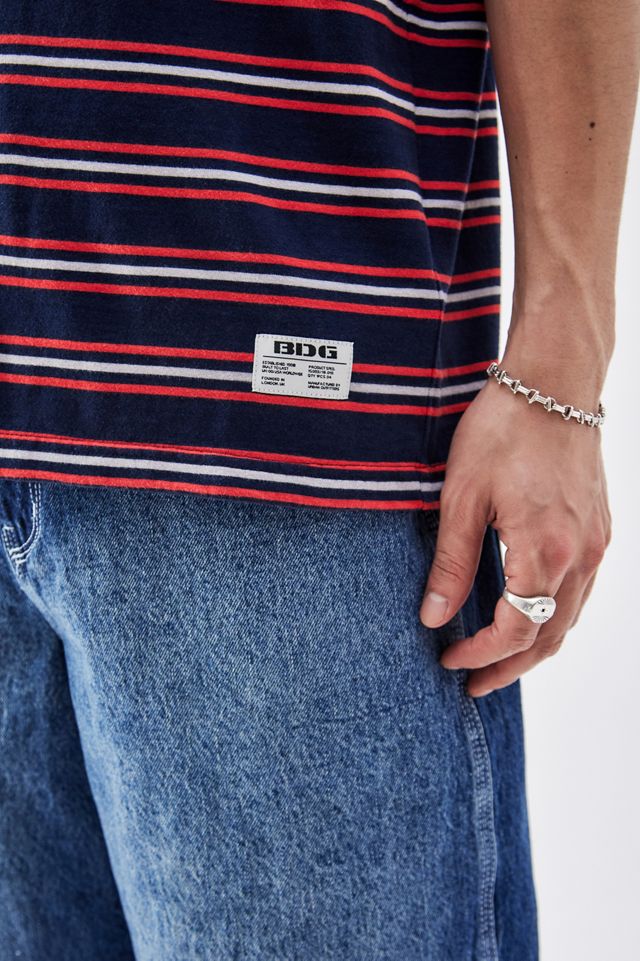 BDG Navy & Red Striped T-Shirt #2