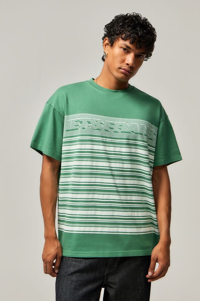 iets frans... Camiseta Verde a Rayas #1