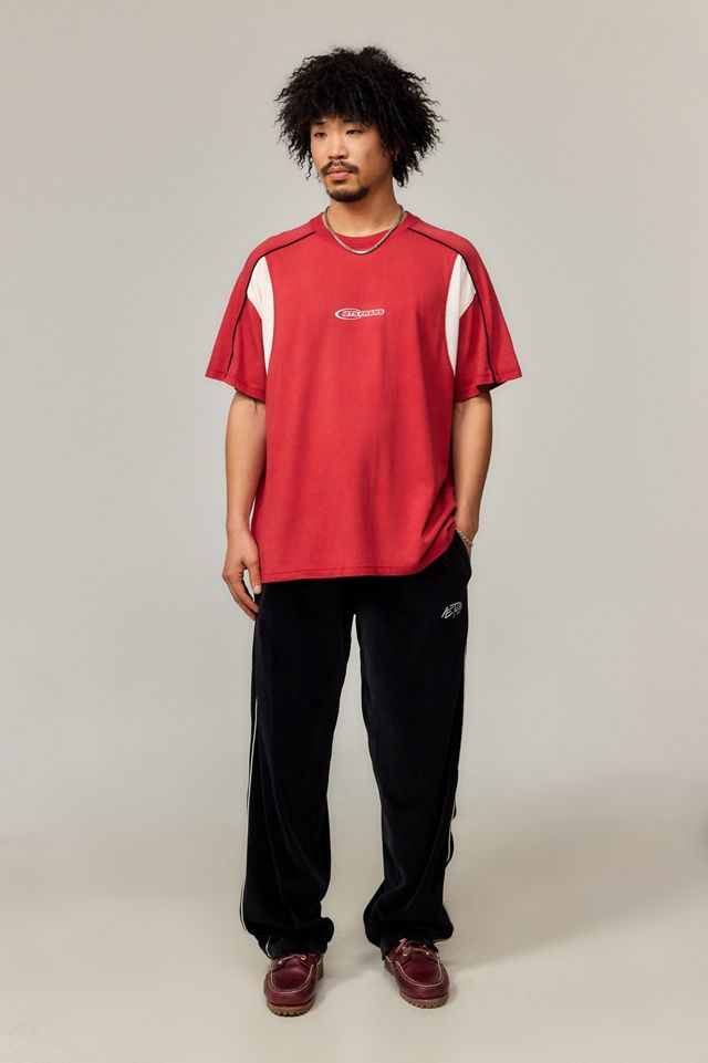 iets frans... Rotes Panel T-Shirt #2