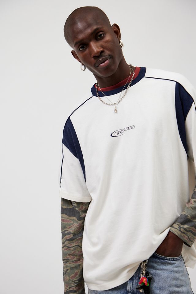 iets frans... Ecru CJ Panelled T-Shirt #4