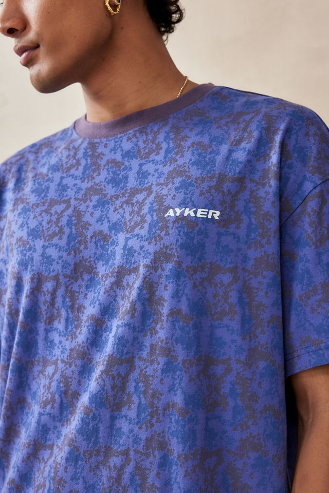 Ayker Blue Camouflage T-Shirt #1
