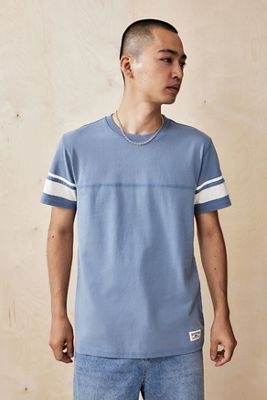 BDG Blaues Panelled T-Shirt