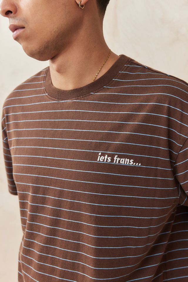 iets frans... Braun Gestreiftes T-Shirt #2