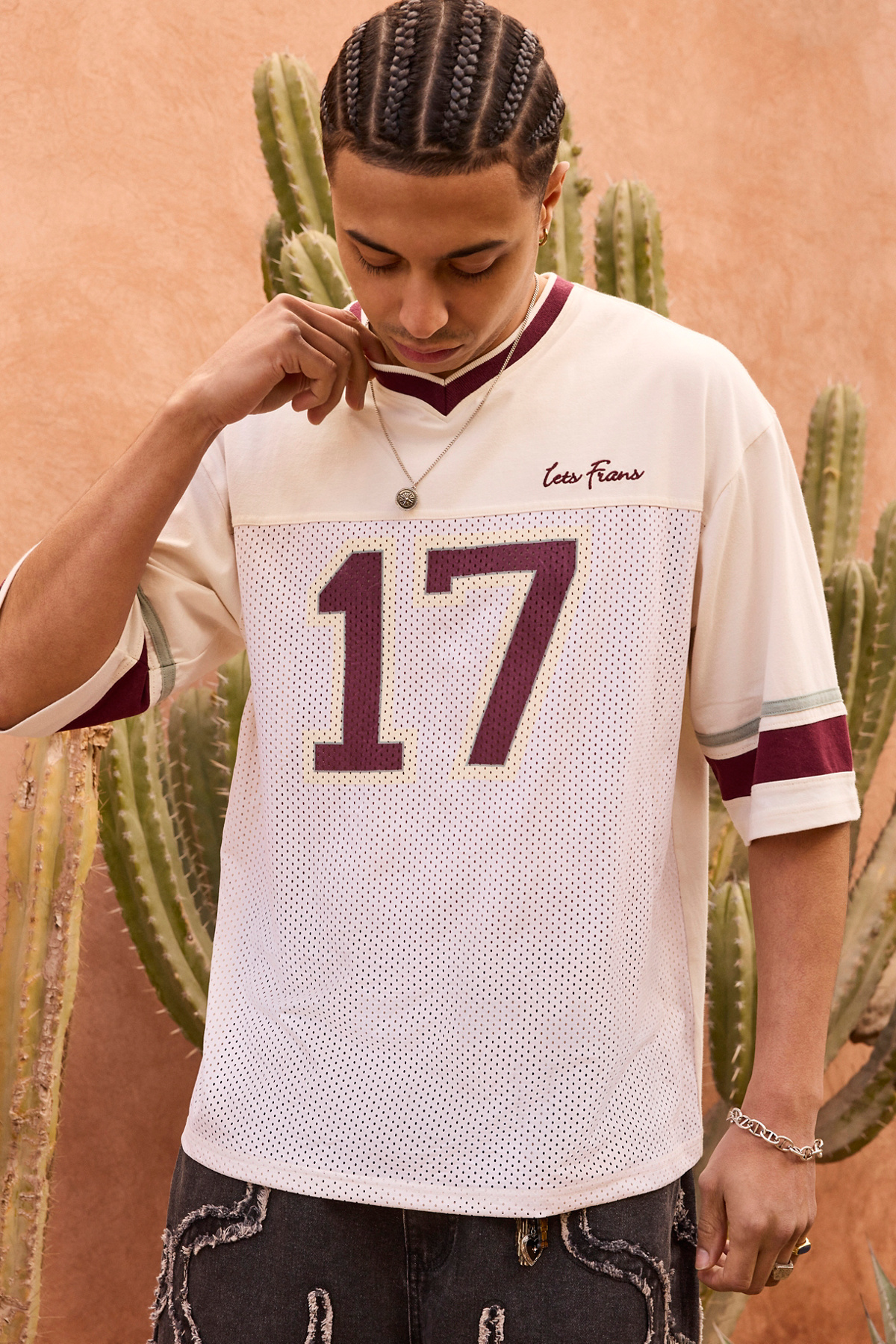 iets frans... Ecru Airtex 17 T-Shirt