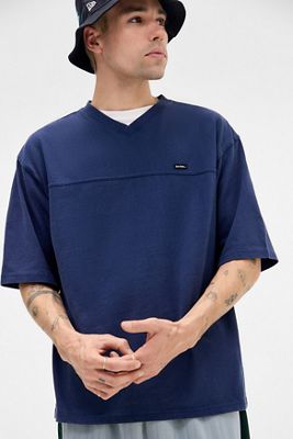 T-shirt col en V marine iets frans...