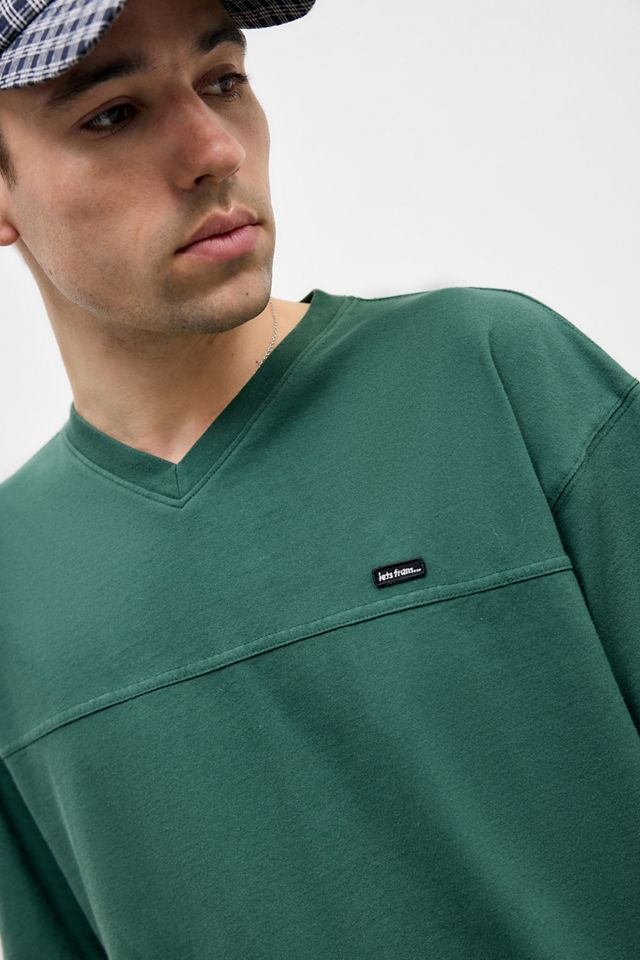 iets frans... T-shirt verde con scollo a V
 #2