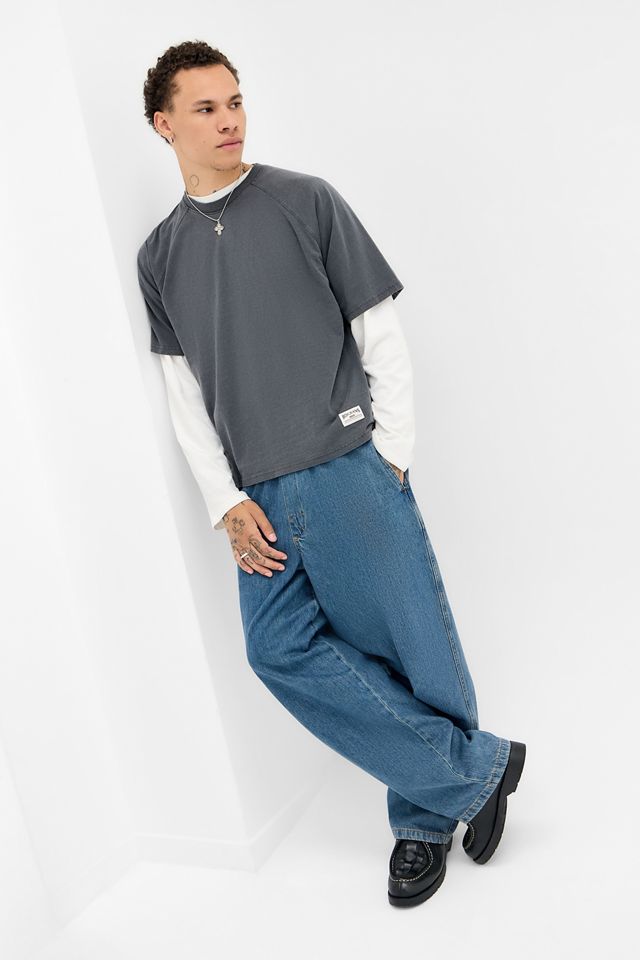 BDG Black Raglan T-Shirt #1