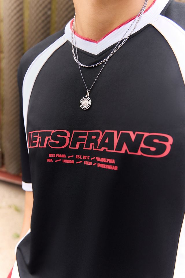 iets frans... Camiseta de Fútbol Panelada en Negro y Blanco #6