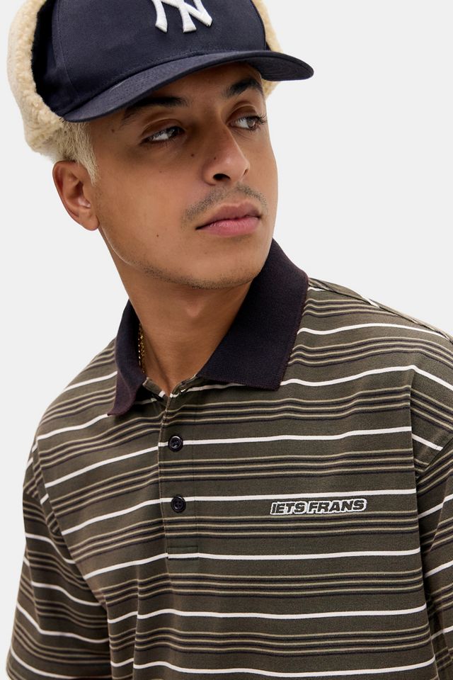 iets frans... Green Stripe Skate Polo Shirt #1