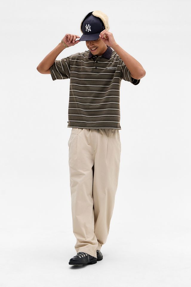 iets frans... Green Stripe Skate Polo Shirt #2