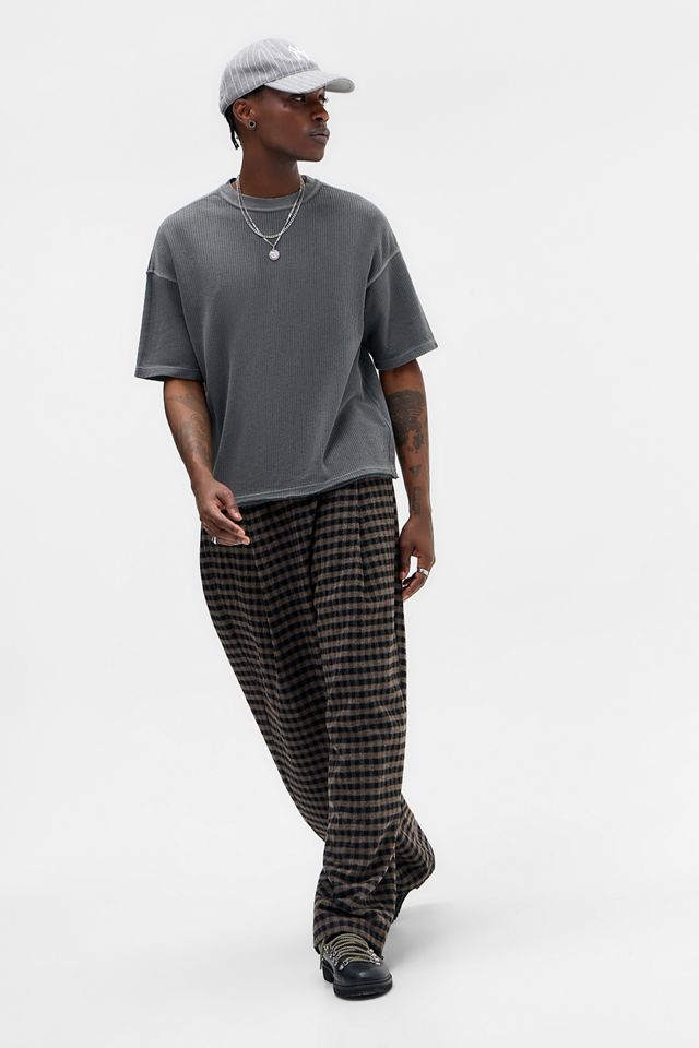 iets frans... Black Mesh Cotton T-Shirt #1