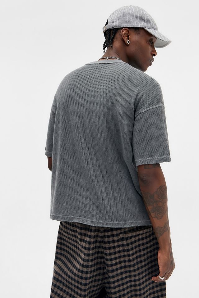 iets frans... Black Mesh Cotton T-Shirt #3