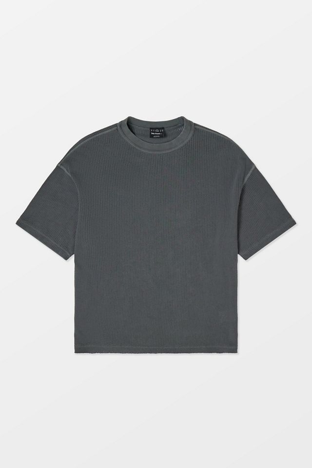 iets frans... Black Mesh Cotton T-Shirt #4