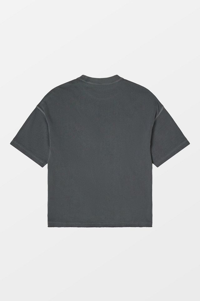 iets frans... Black Mesh Cotton T-Shirt #5