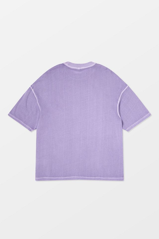 iets frans... Purple Mesh Cotton T-Shirt #5