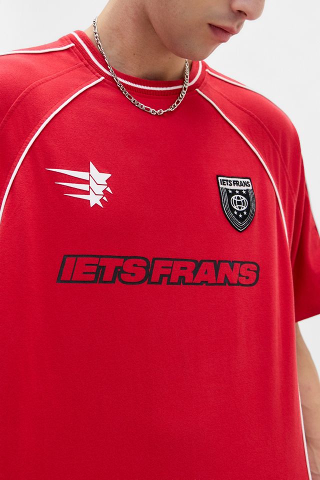 iets frans... T-Shirt Rosso con Bordi #1
