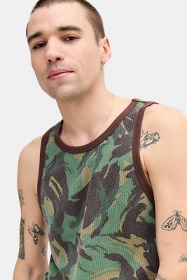 Gilet en maille camouflage UO