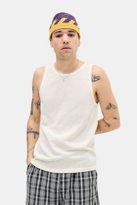 UO Ecru Mesh Vest