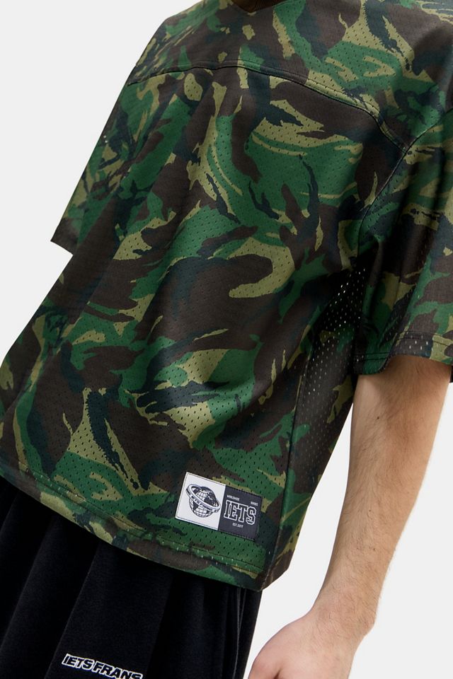 iets frans... T-Shirt a Maniche Corte in Airtex Mimetica #1