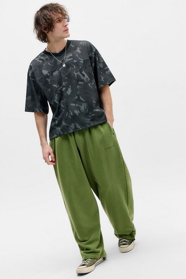 iets frans... T-Shirt a Maniche Corte in Airtex Mimetico Nero #2