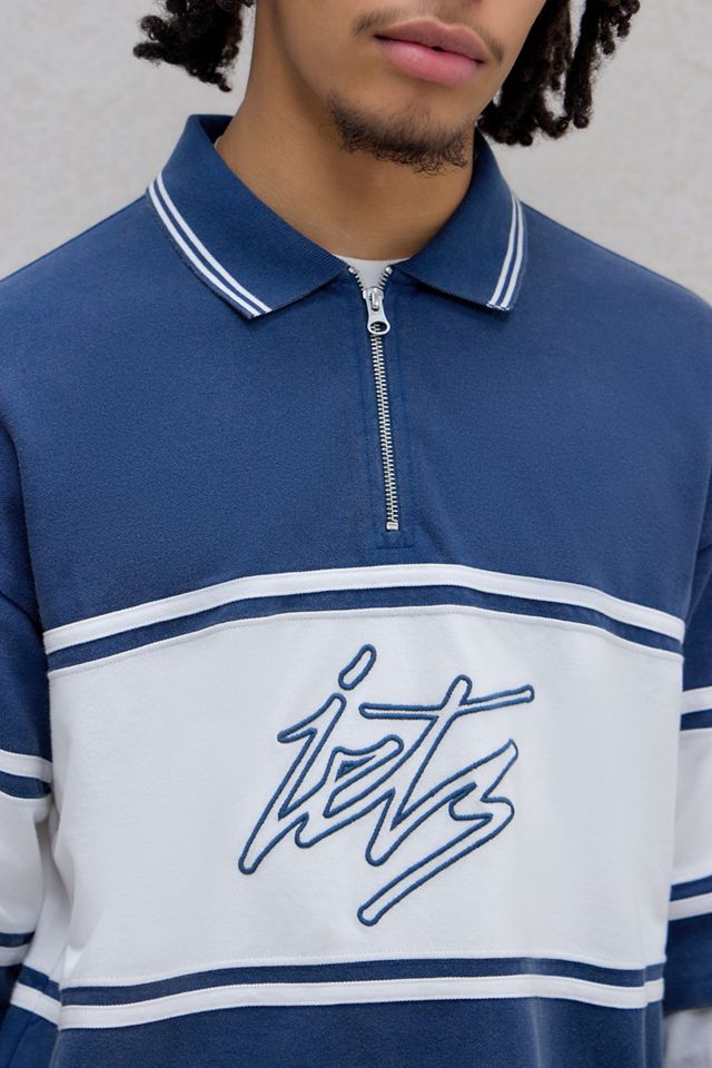 iets frans... Navy Pique Tennis Polo Shirt #2