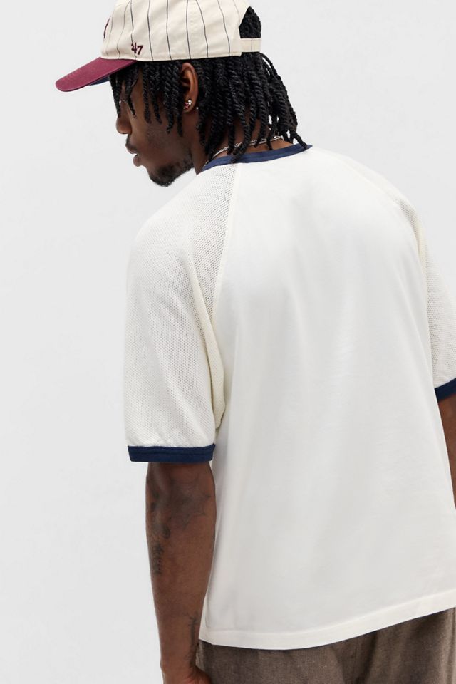 Loom Ecru Airtex Ringer T-Shirt #3