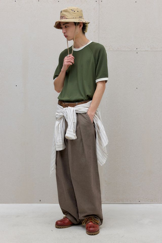 Loom Green Airtex Ringer T-Shirt #2