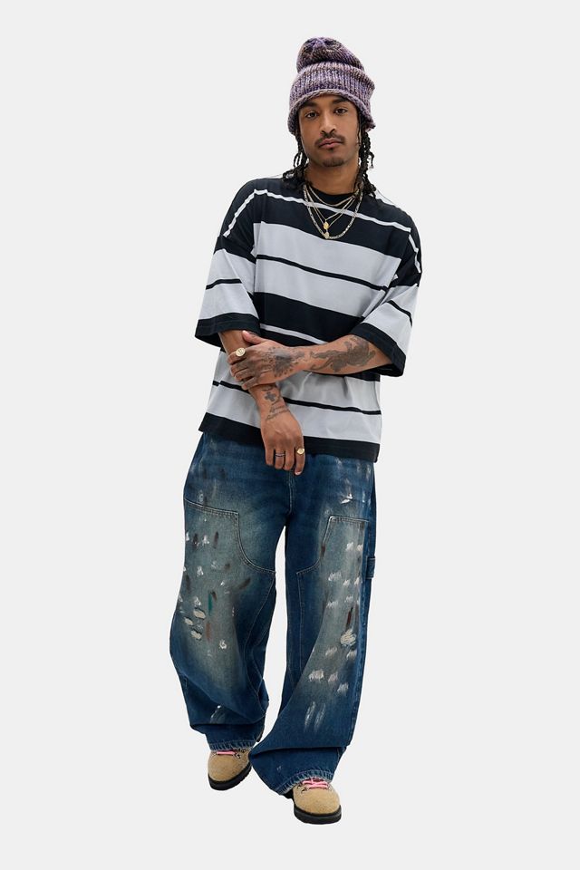 iets frans... Black Stripe Rocky T-Shirt #1
