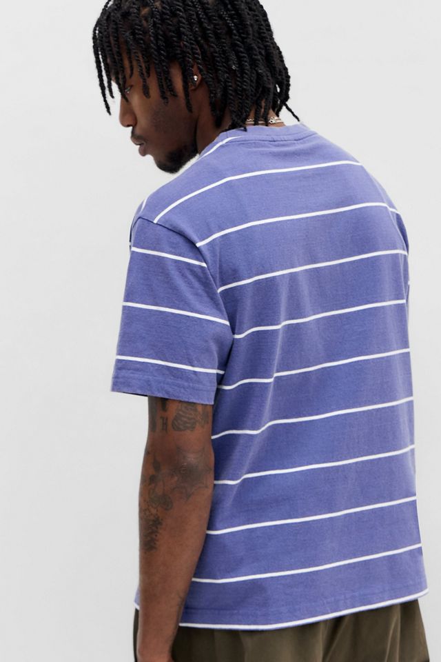 UO Blue Sportswear Stripe Graphic Tee #3
