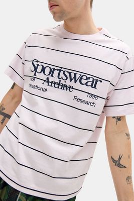 UO Pink Sportswear Stripe T-Shirt