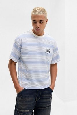 iets frans... T-Shirt a Righe Blue Shadow
