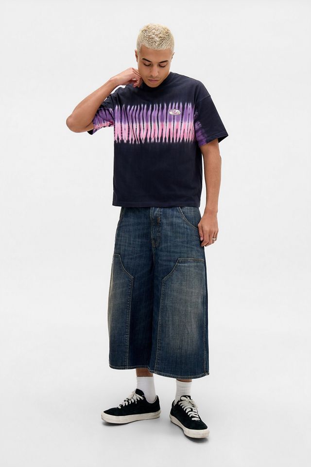 iets frans... T-Shirt da Surf Nera Tie-Dye #1