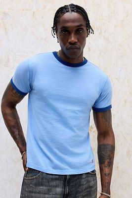 BDG Blue Slub Ringer T-Shirt