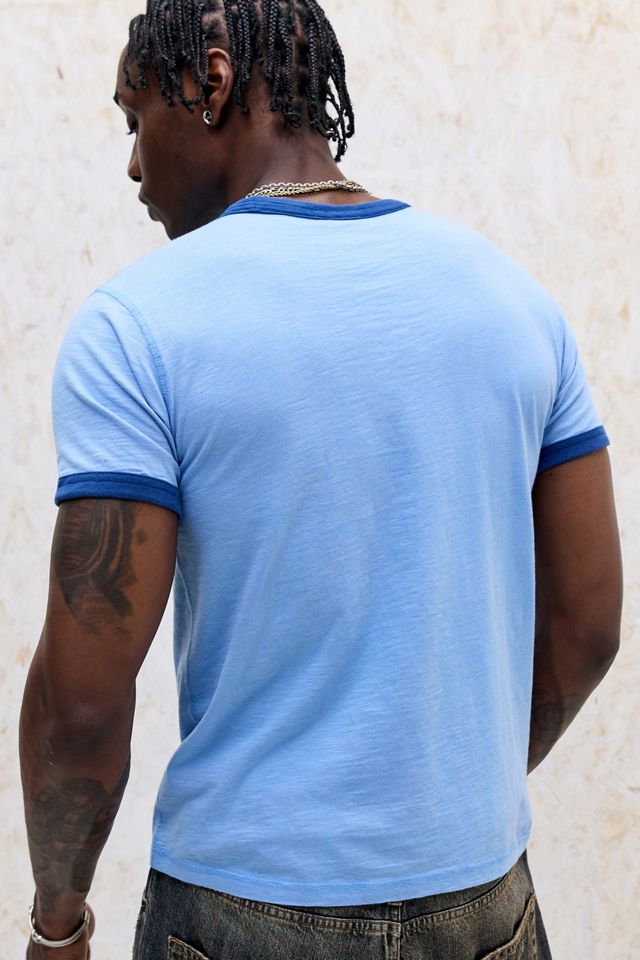 T-shirt Ringer bleu chiné BDG #3
