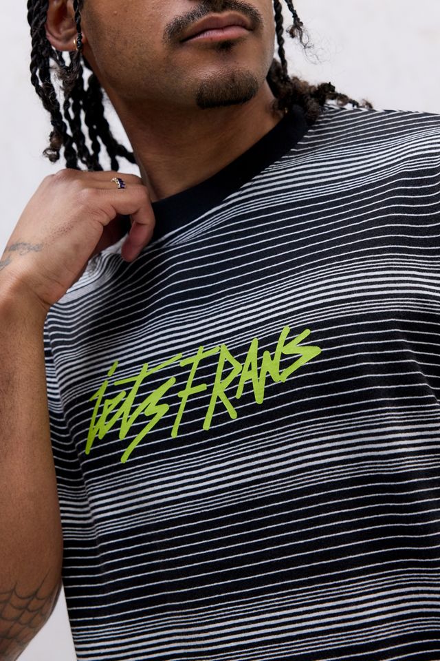 iets frans... Schwarzes Streifen-Schlangen-T-Shirt #3