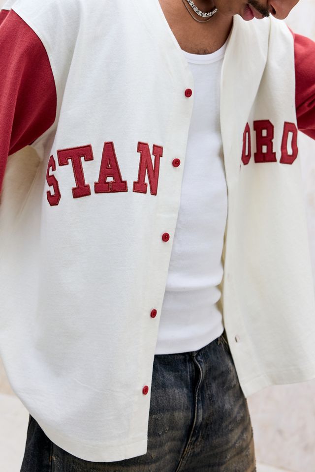 BDG Weißes Stanford Baseball-Oberteil #2