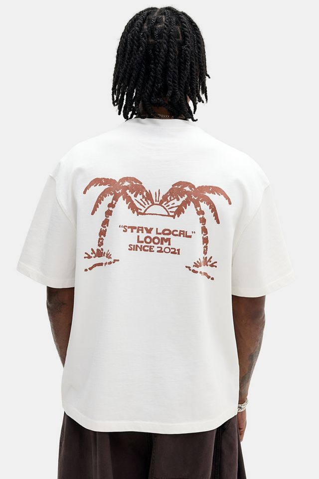 T-Shirt Loom Ecru con Tasca a Palma #3