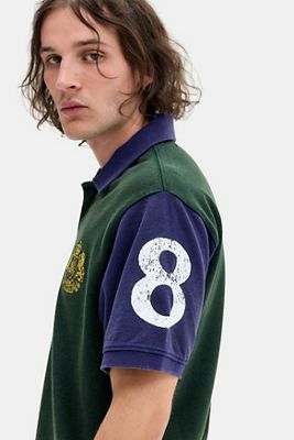 Polo a Maniche Corte Verde Heritage BDG